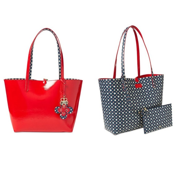 lauren ralph lauren merrimack reversible faux leather tote